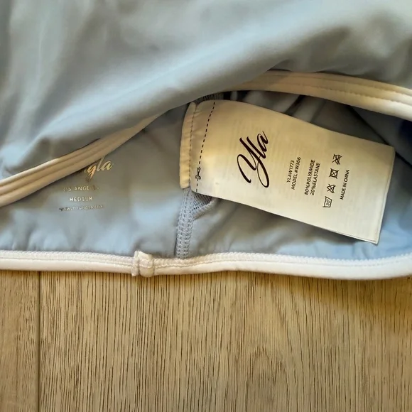 YOUNGLA Elevate Outline Bra in Light Blue - Picture 3 of 4